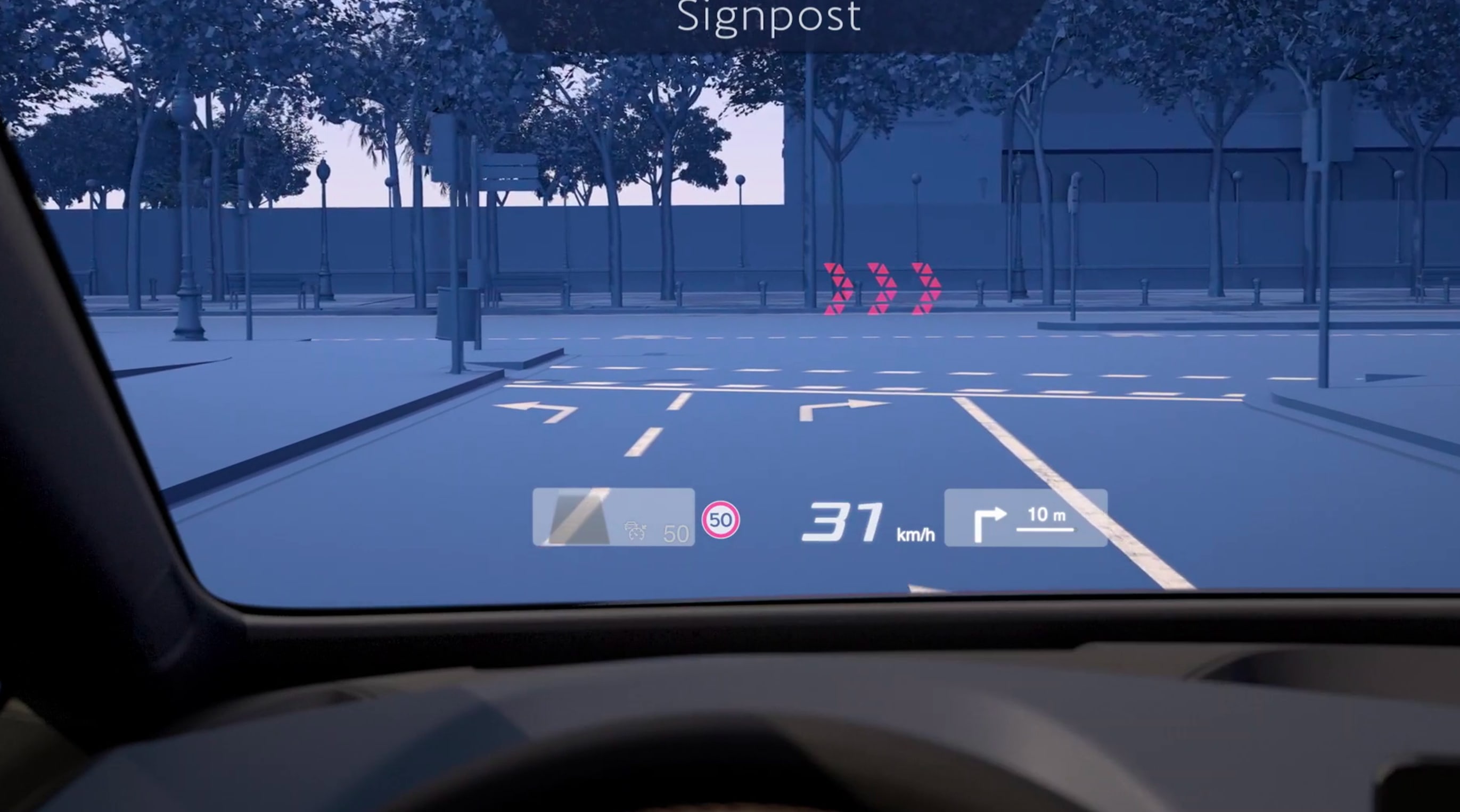 CUPRA Bornin lisätyn todellisuuden head-up display -tuulilasinäyttö